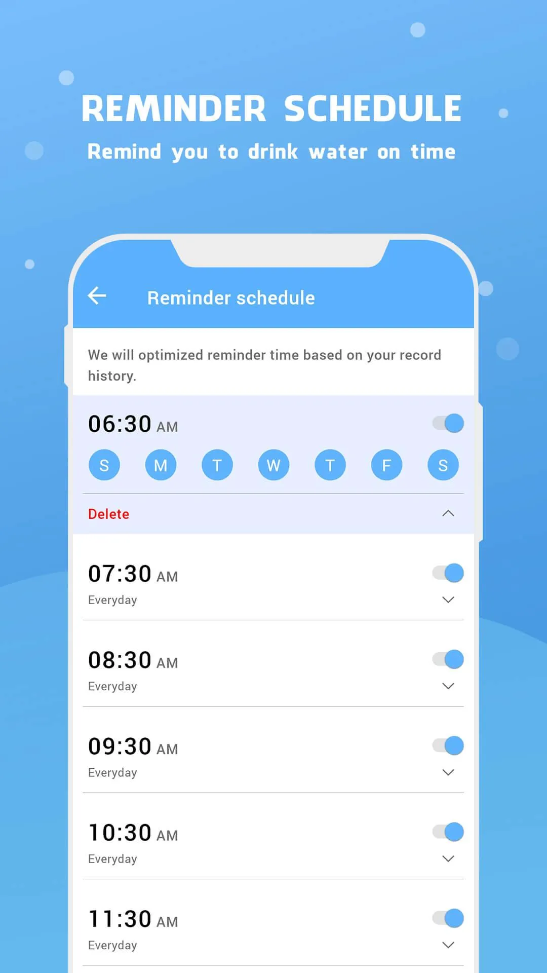 Water Reminder - Remind Drink  | Indus Appstore | Screenshot