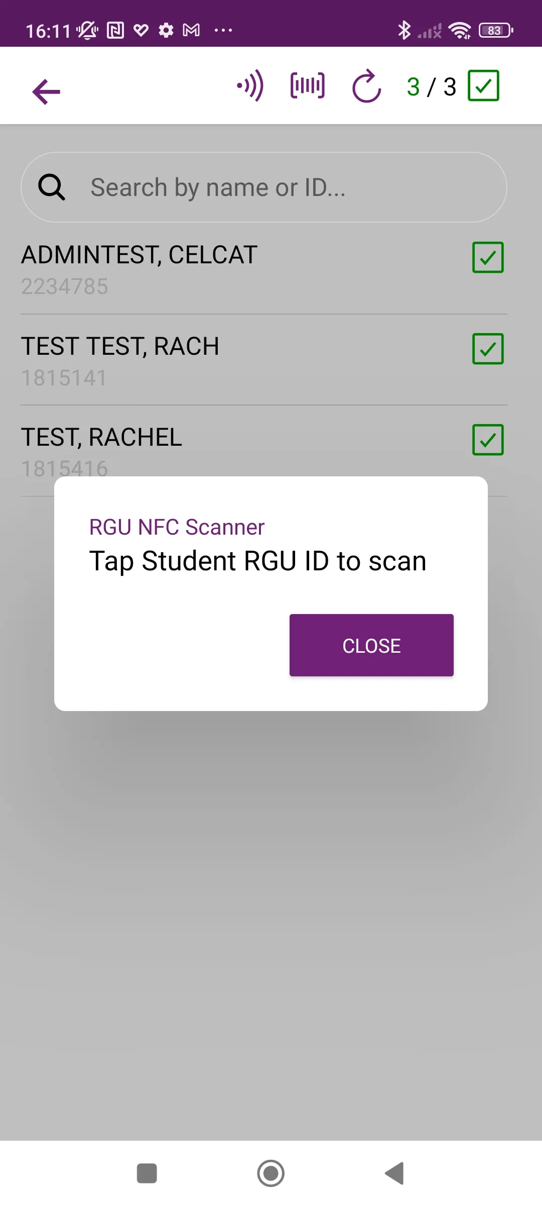 RGU Attend Lecturer | Indus Appstore | Screenshot