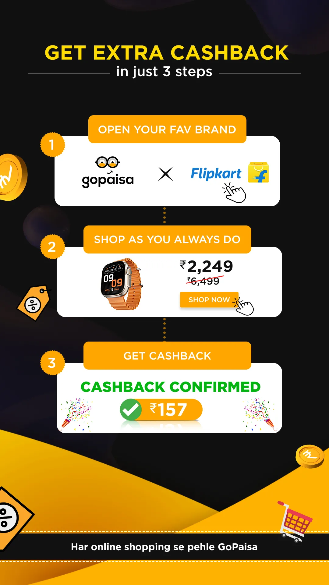 GoPaisa - Cashback & Coupons | Indus Appstore | Screenshot