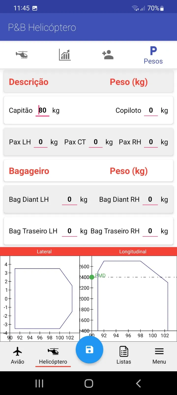 Aviação - Peso e Balanceamento | Indus Appstore | Screenshot