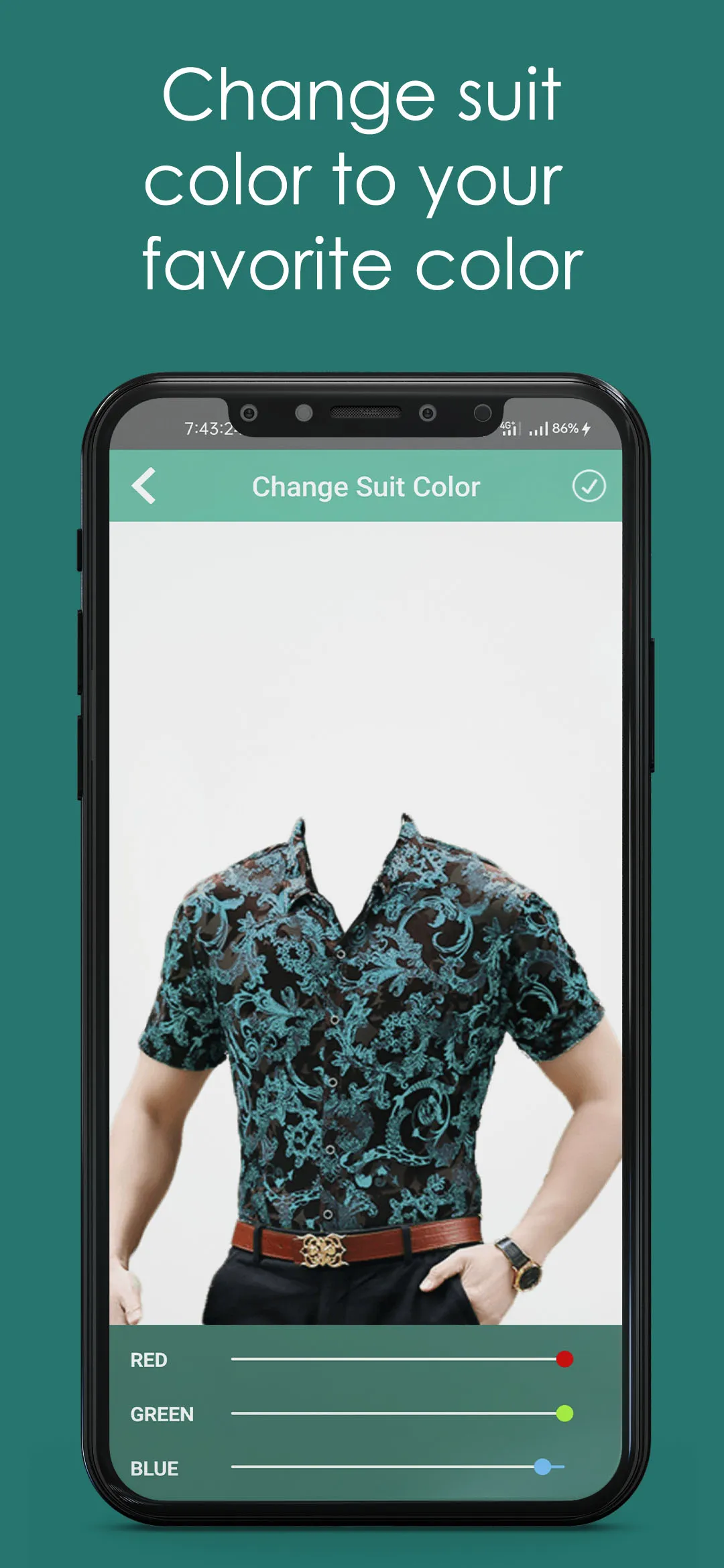 Fancy Shirt Photo Suit | Indus Appstore | Screenshot