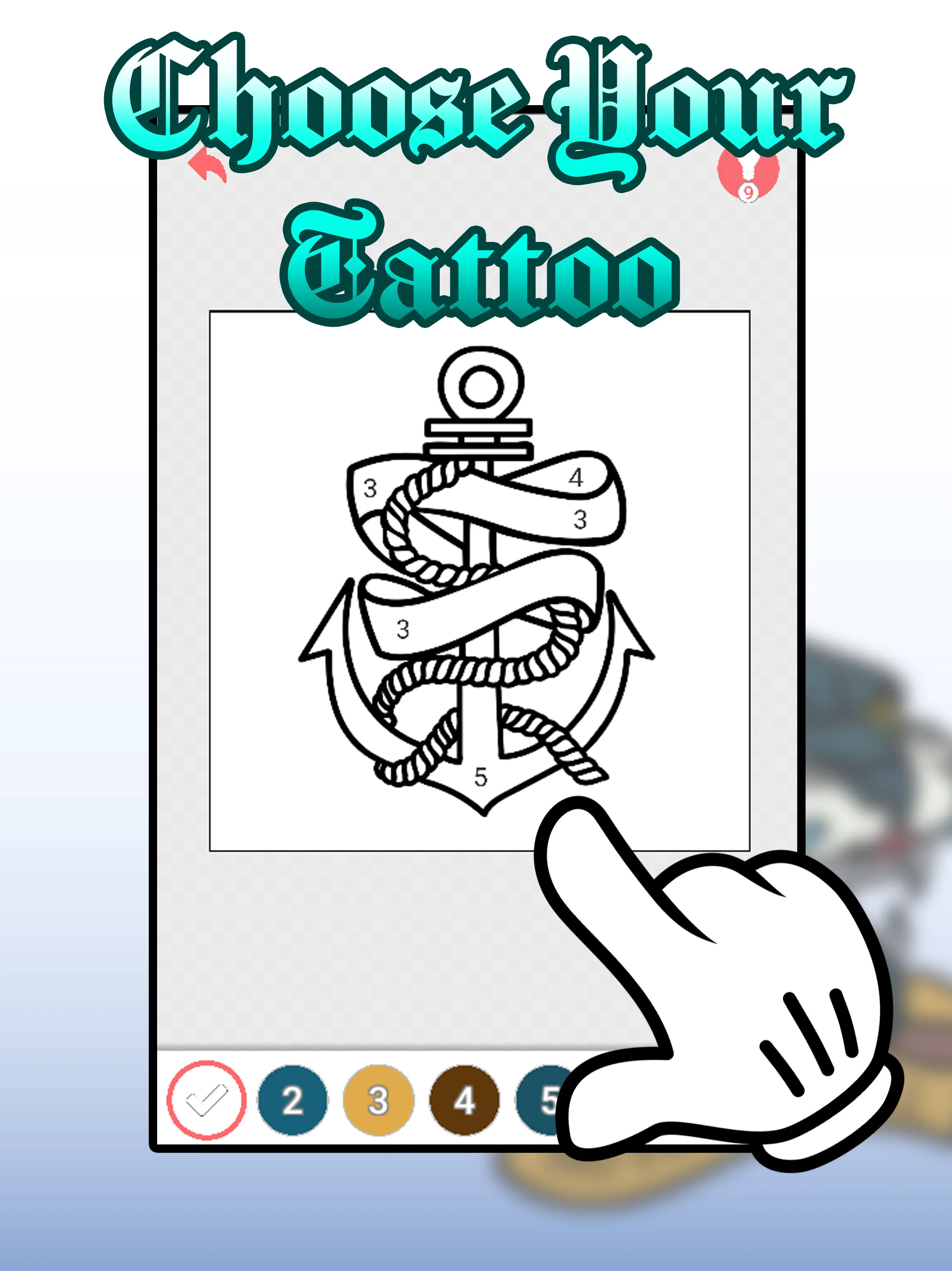 Tattoo Ink Paint Number Color | Indus Appstore | Screenshot