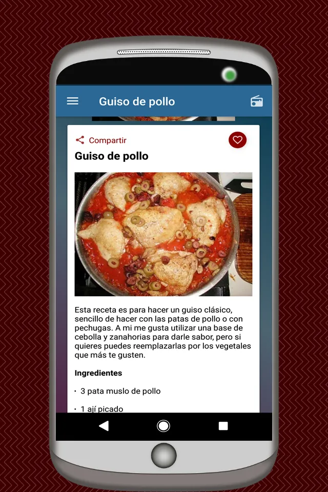 Recetas de Pollo Asado y Frito | Indus Appstore | Screenshot