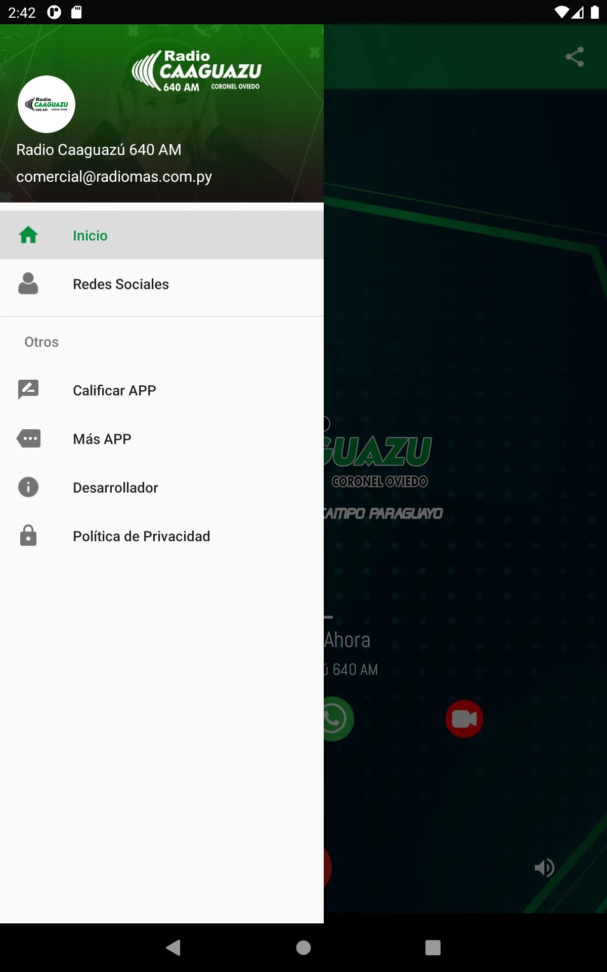 Radio Caaguazú 640 AM | Indus Appstore | Screenshot