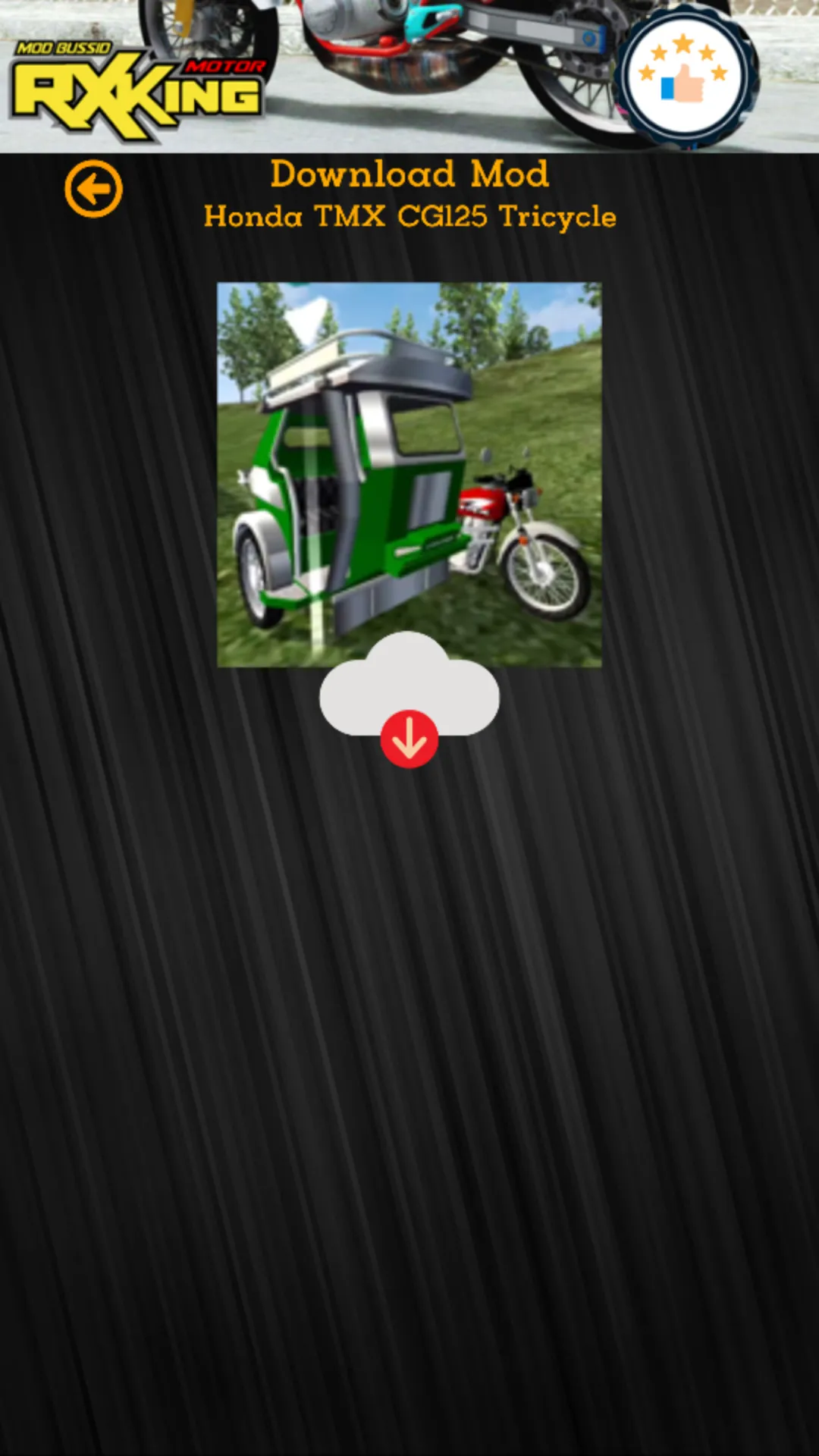 Mod Bussid Motor RX King | Indus Appstore | Screenshot