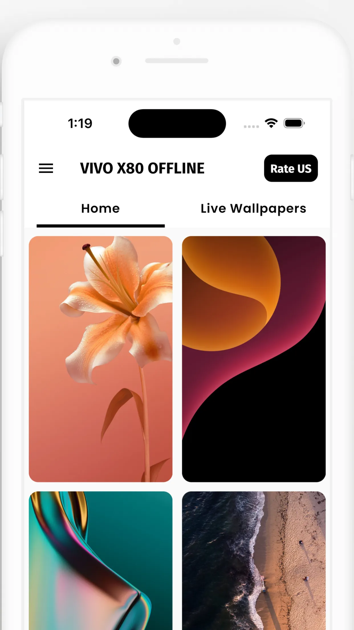 Wallpaper For Vivo X80 Offline | Indus Appstore | Screenshot