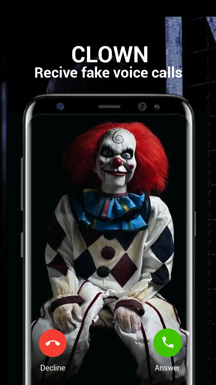 Scary Clown fake call | Indus Appstore | Screenshot