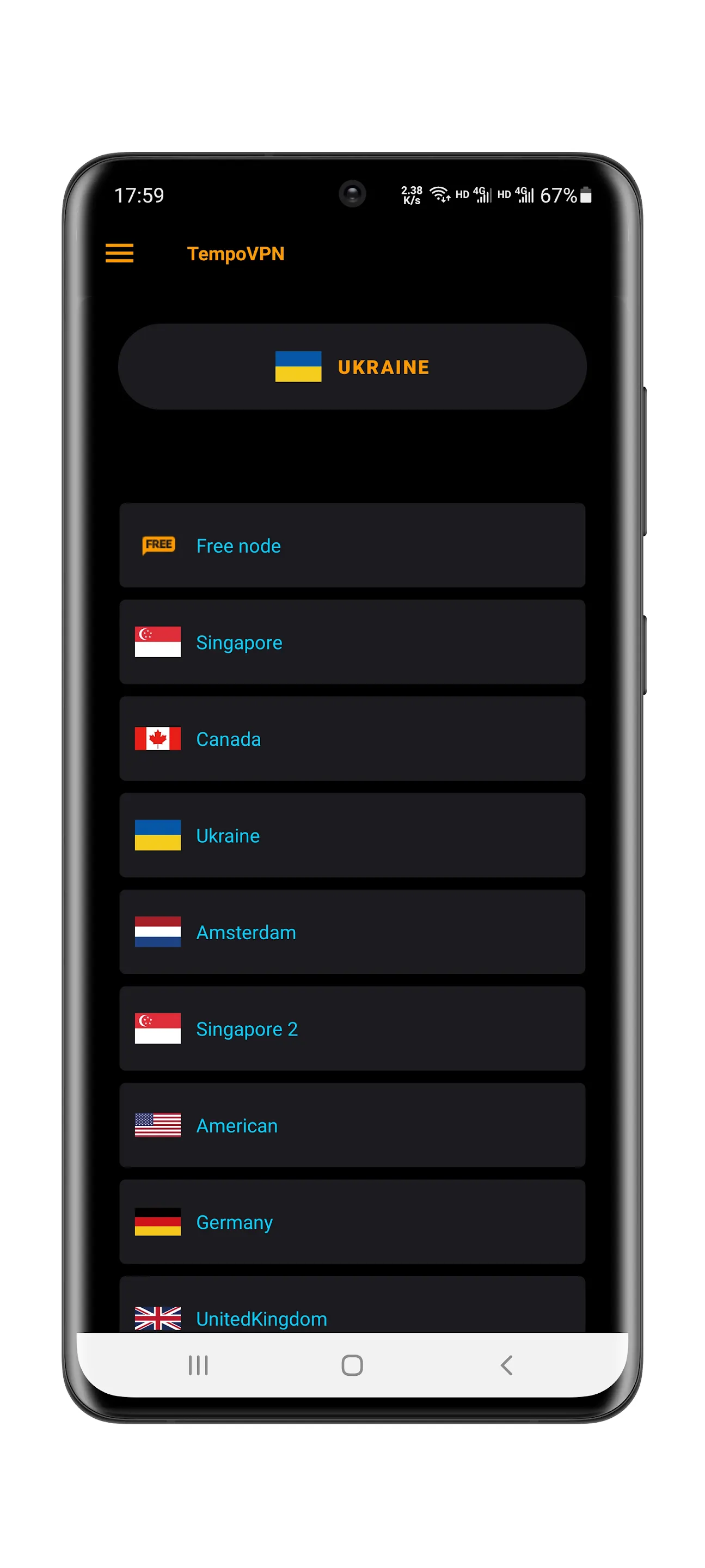 TempoVPN | Indus Appstore | Screenshot