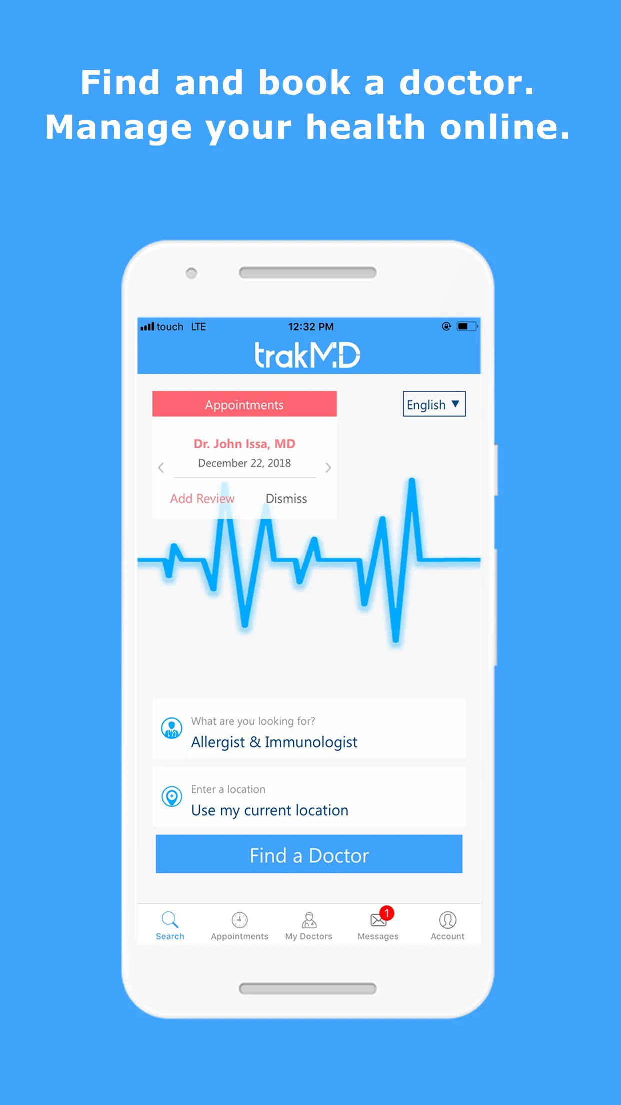 trakMD: Find & Book Doctors | Indus Appstore | Screenshot