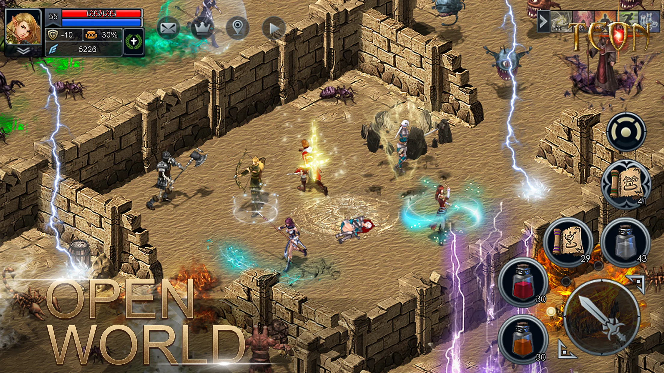 Teon: Sword & Magic | Indus Appstore | Screenshot