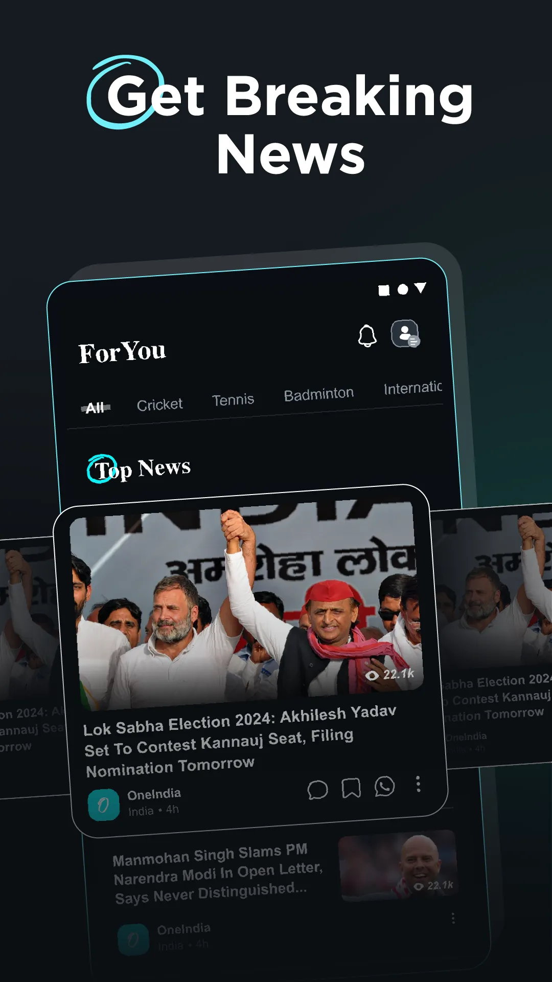 OneIndia: Daily News & Videos! | Indus Appstore | Screenshot