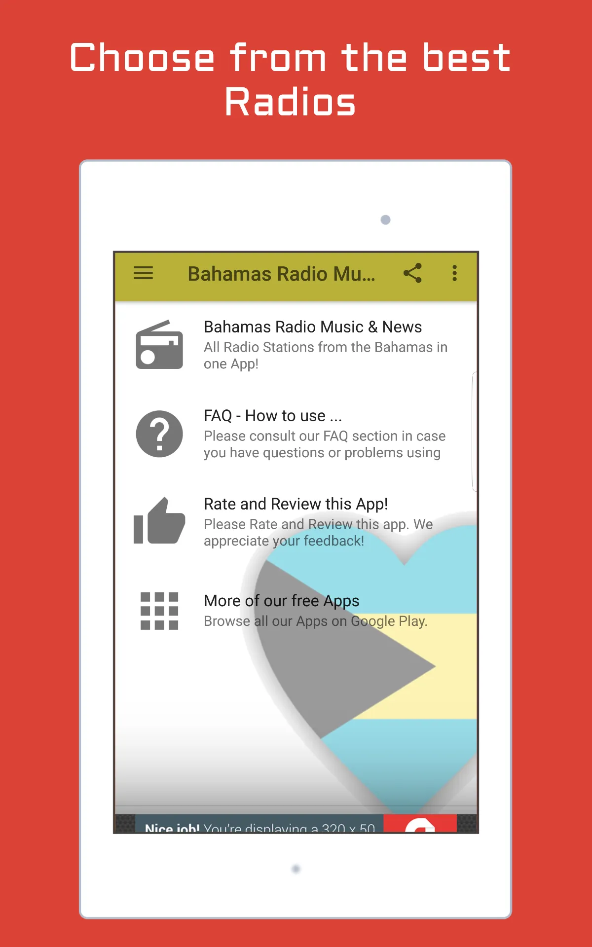 Bahamas Radio Music & News | Indus Appstore | Screenshot