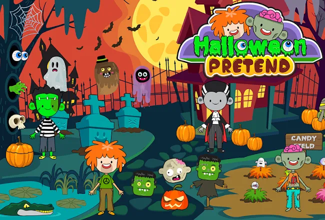 My Pretend Halloween Town | Indus Appstore | Screenshot