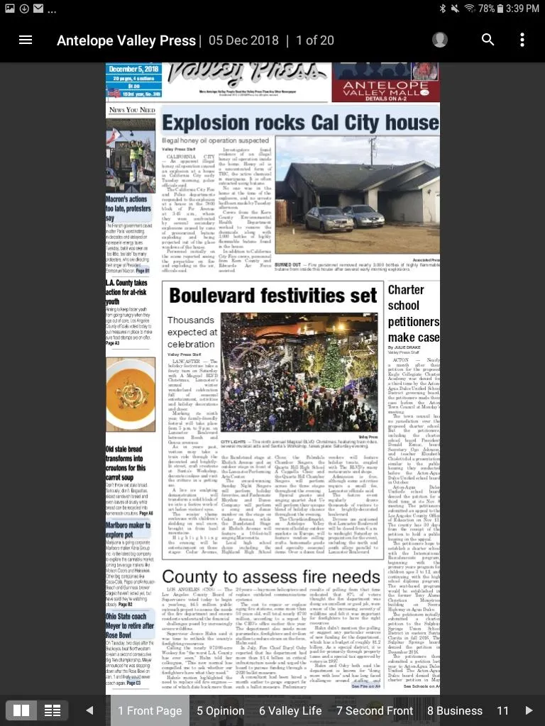 Antelope Valley Press E Editio | Indus Appstore | Screenshot