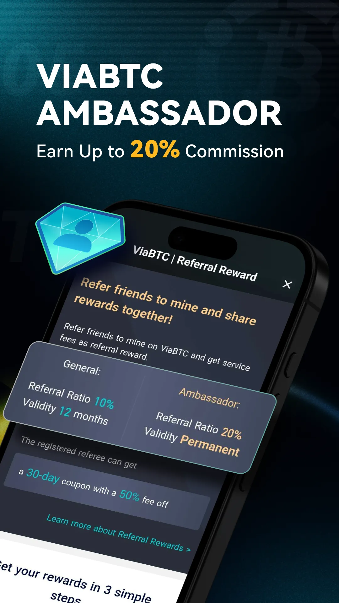 ViaBTC-Crypto Mining Pool | Indus Appstore | Screenshot