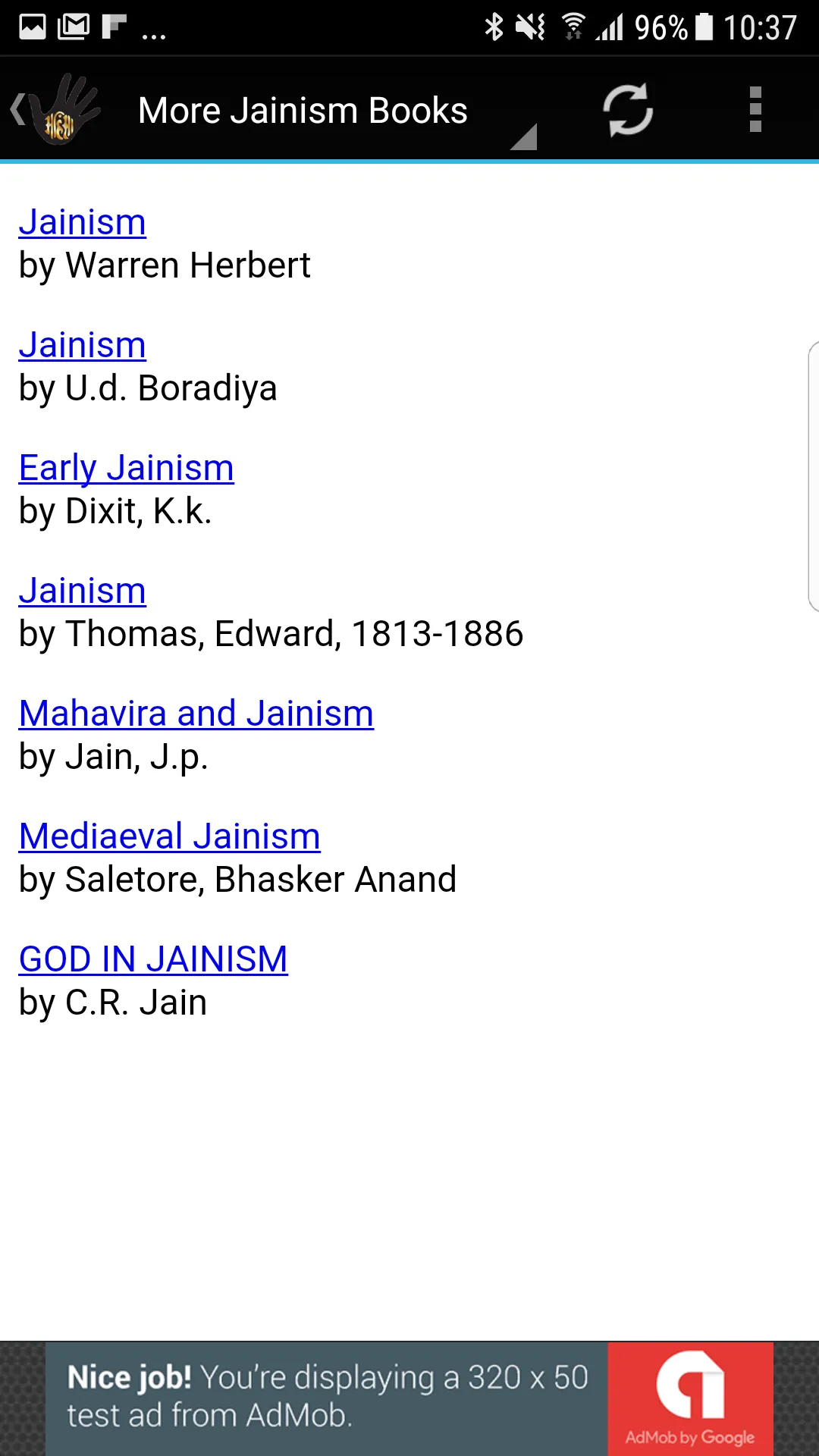 Jaina Sutras & Jainism Texts | Indus Appstore | Screenshot