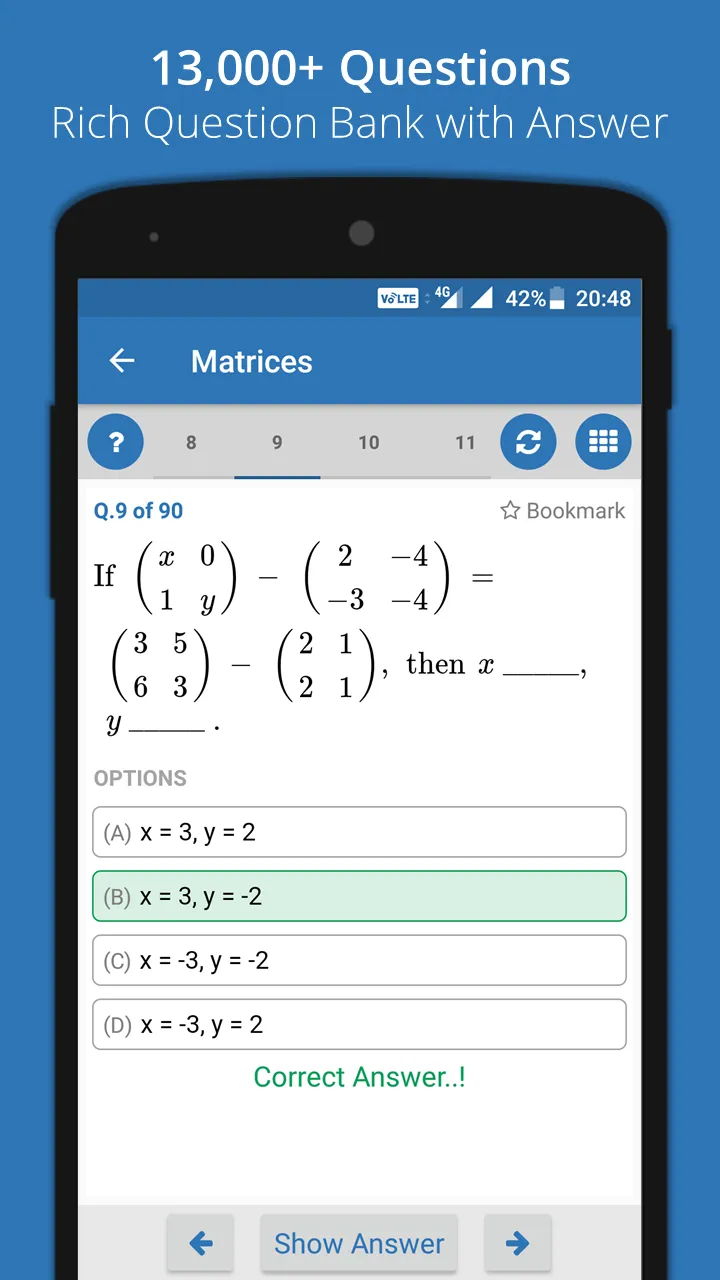 GUJCET MCQ 2024 Group-A | Indus Appstore | Screenshot