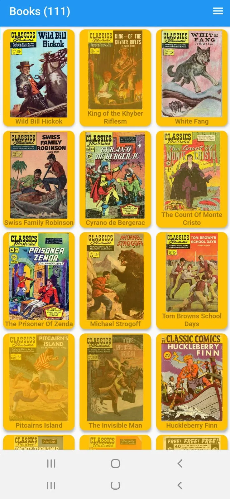 Classics Illustrated Comics | Indus Appstore | Screenshot
