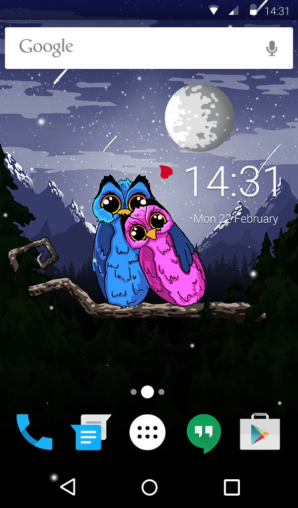 Owl Love Keyboard & Wallpaper | Indus Appstore | Screenshot