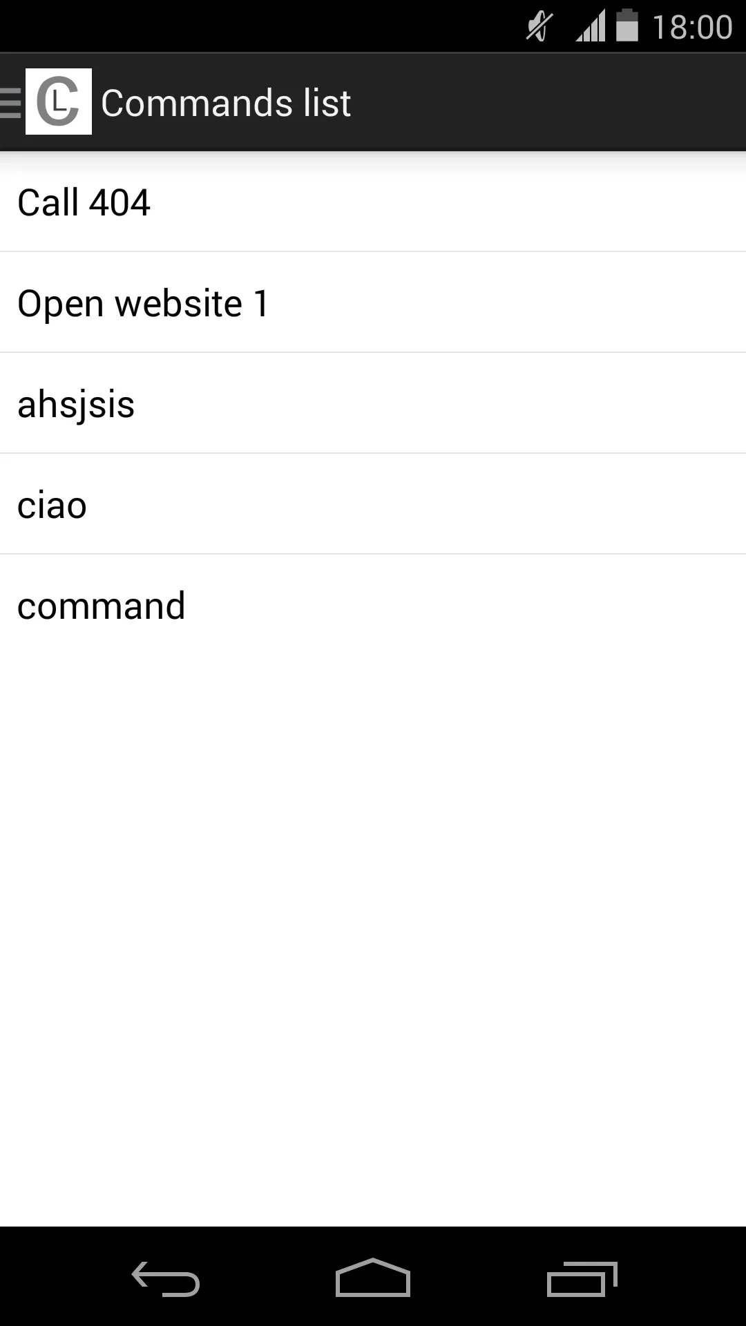 Commands Launcher | Indus Appstore | Screenshot