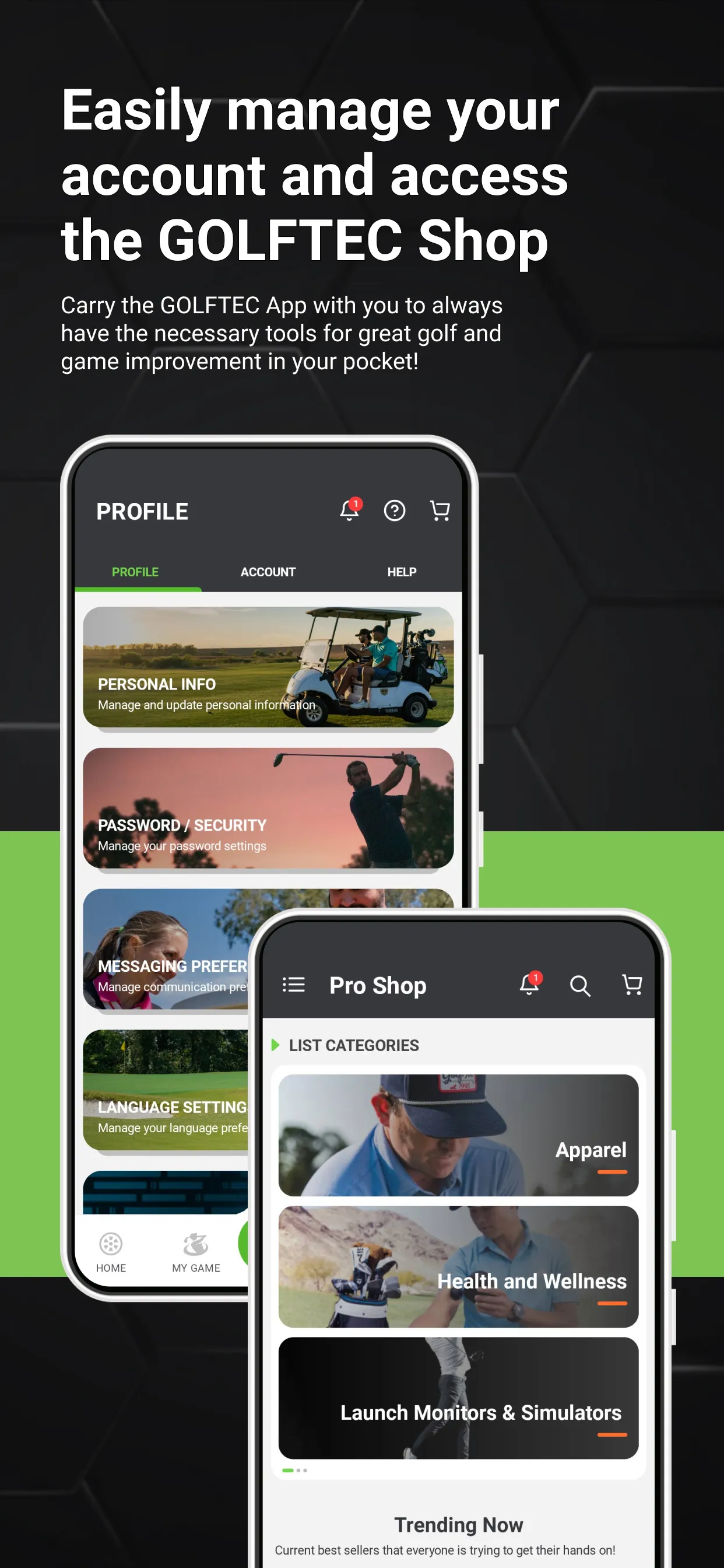 GOLFTEC | Indus Appstore | Screenshot