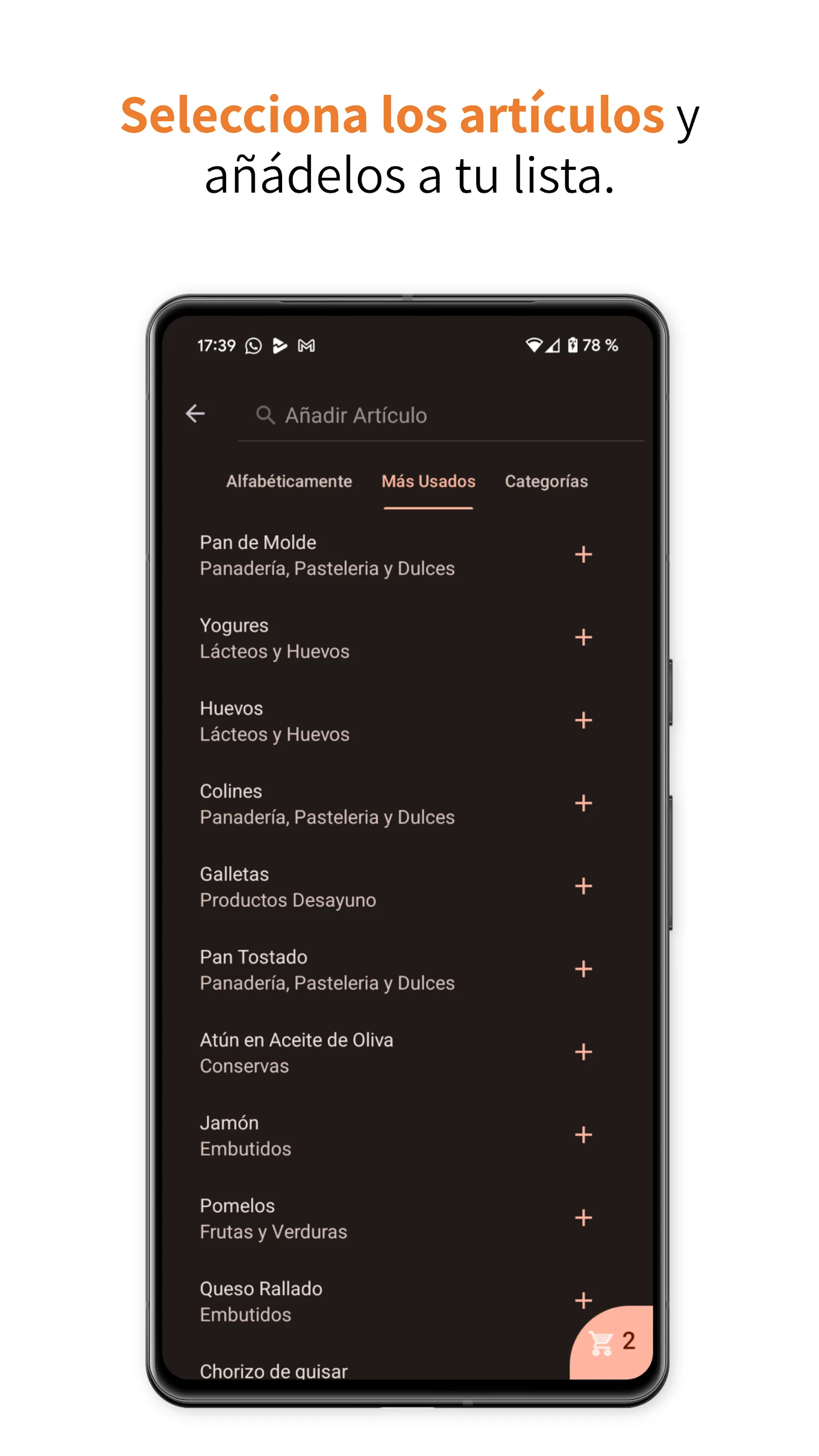 Lista de la Compra | Indus Appstore | Screenshot