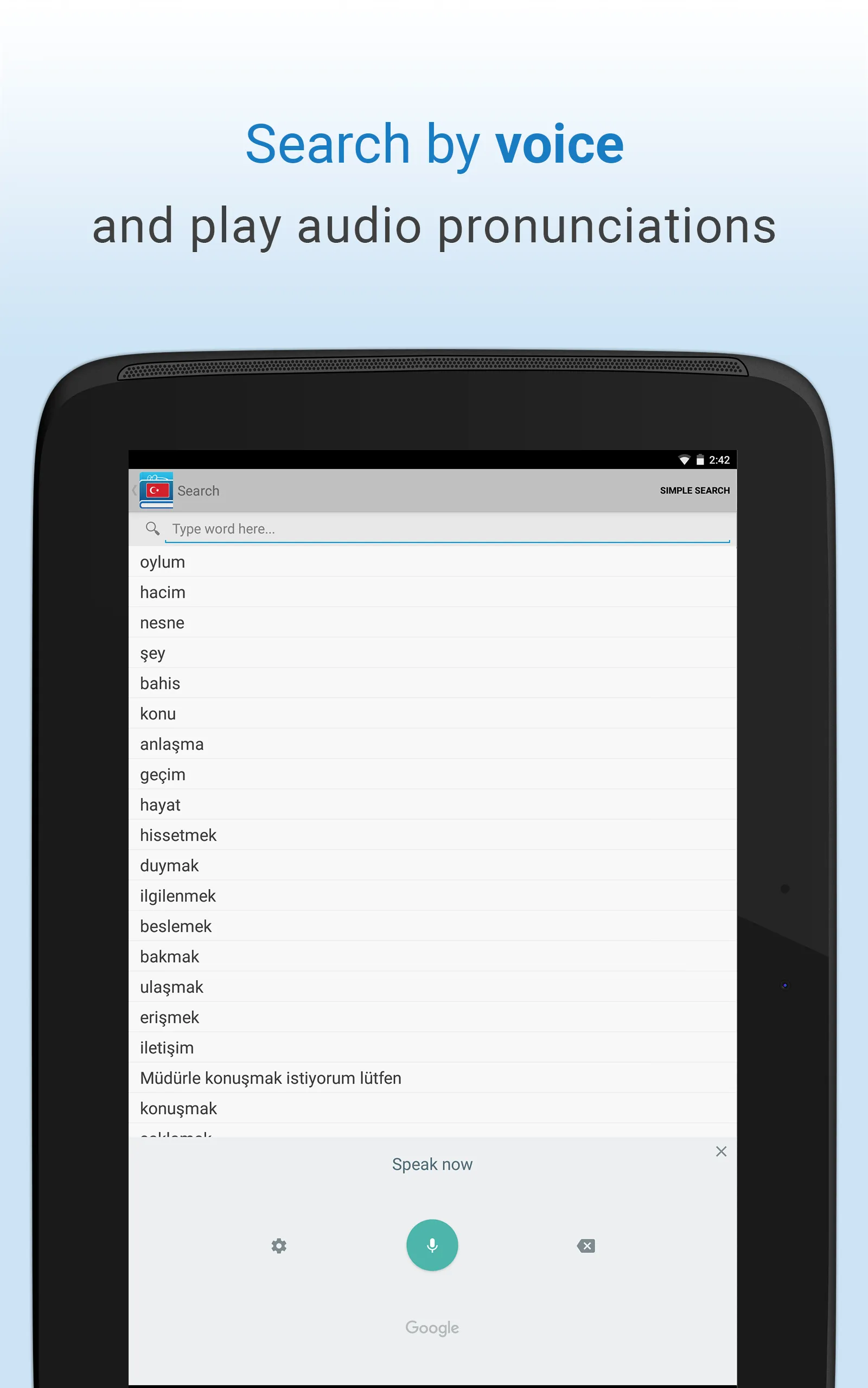 Turkish Dictionary & Thesaurus | Indus Appstore | Screenshot