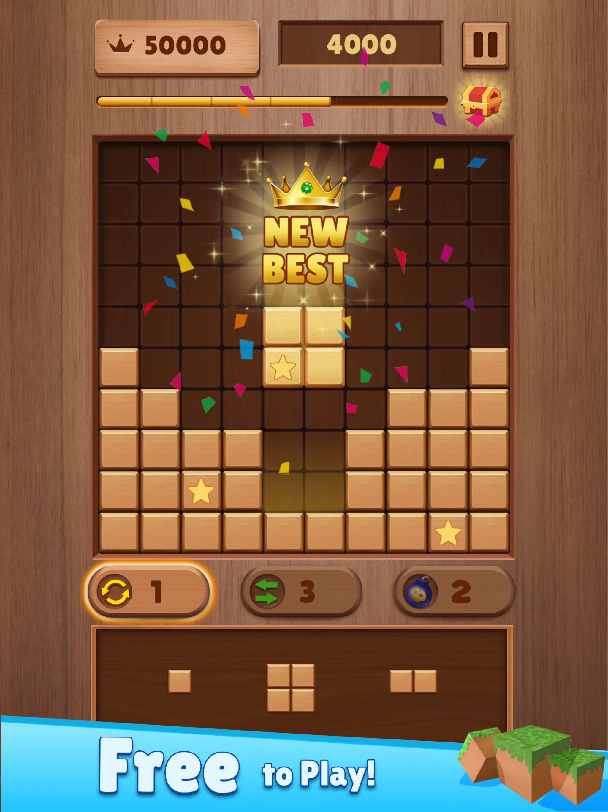 Wood Block Puzzle | Indus Appstore | Screenshot