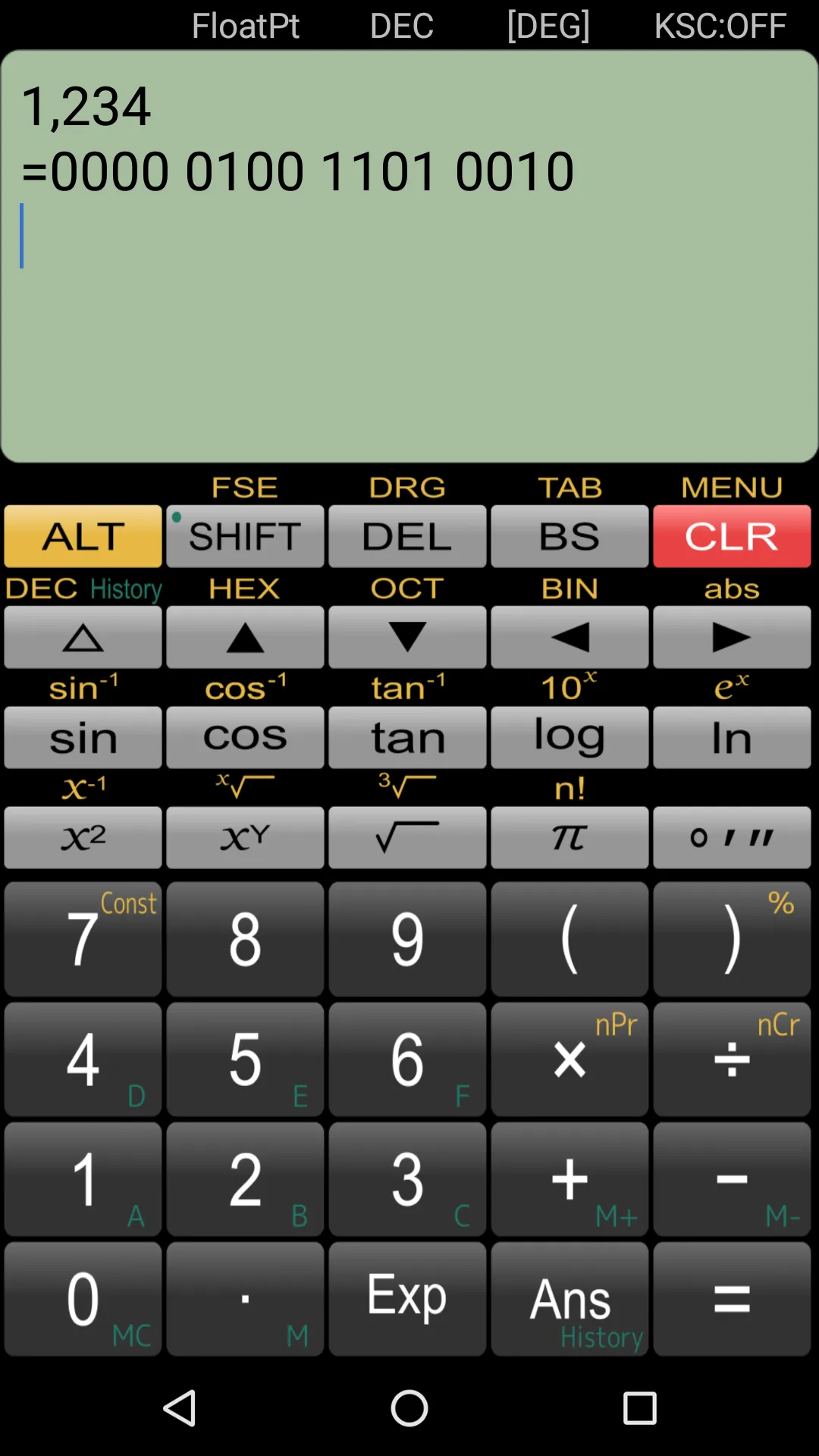 Panecal Scientific Calculator | Indus Appstore | Screenshot