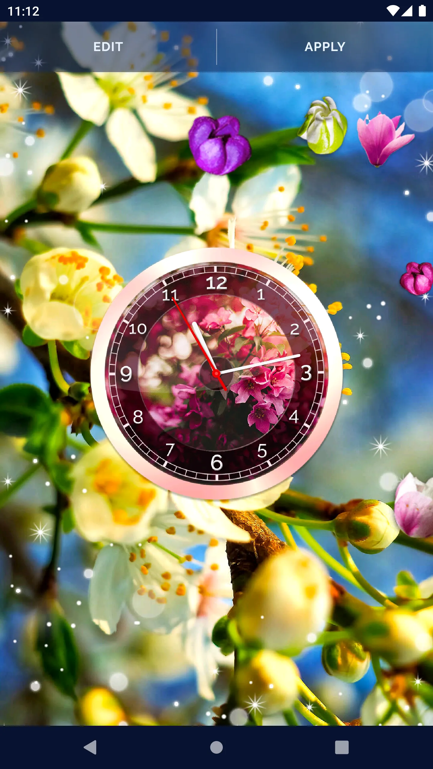 Flower Clocks Wallpapers | Indus Appstore | Screenshot