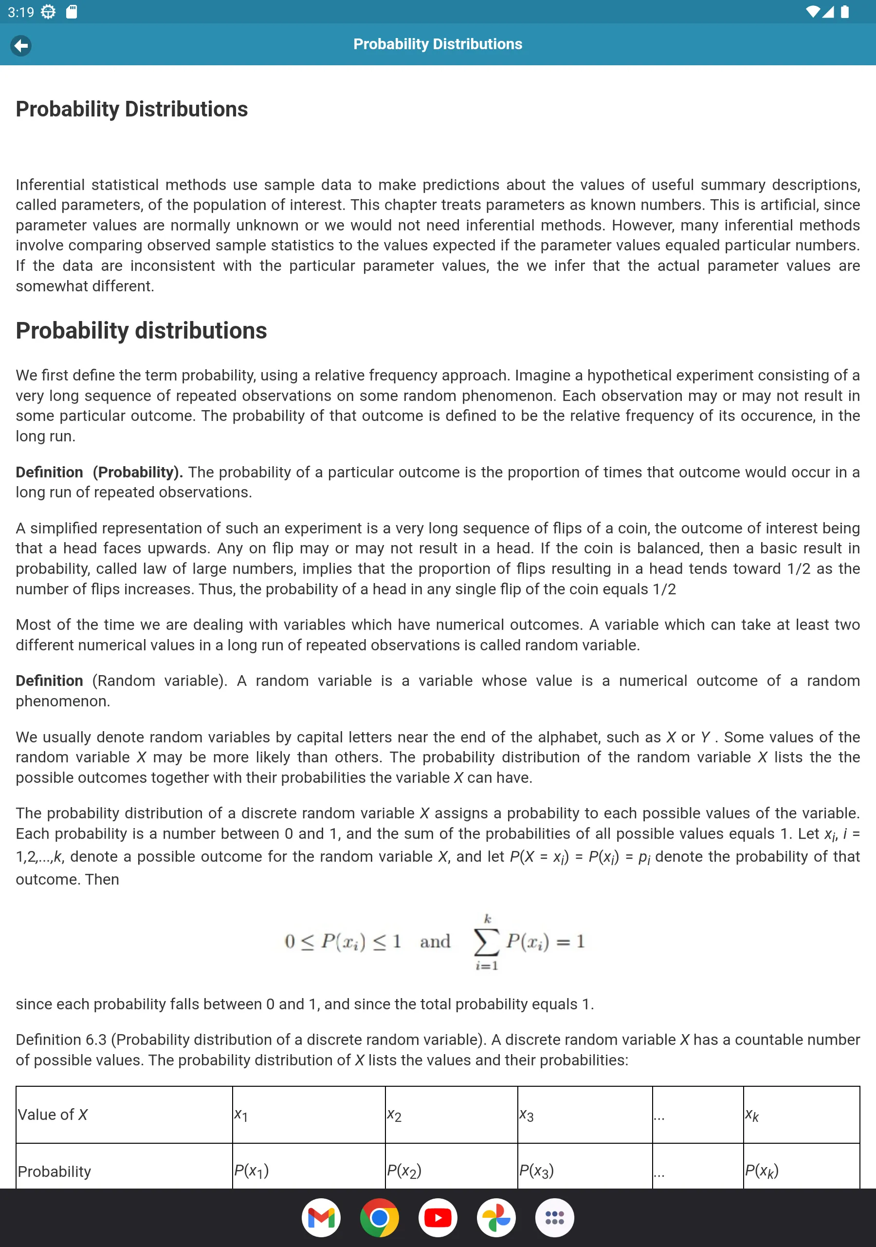 Basics of Statistics | Indus Appstore | Screenshot