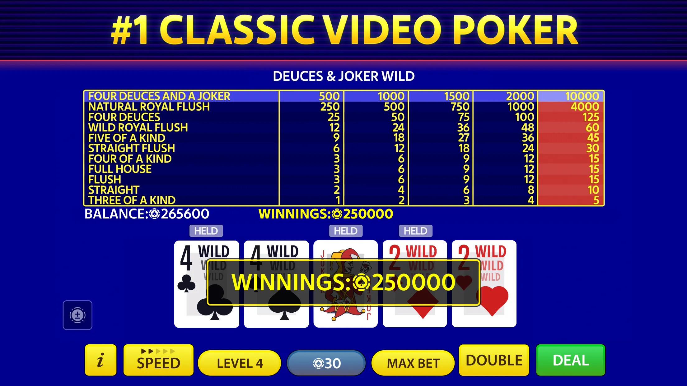 Video Poker by Pokerist | Indus Appstore | Screenshot