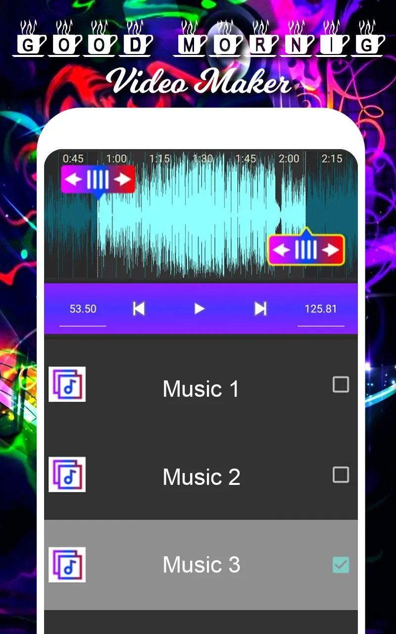 Good morning video maker song | Indus Appstore | Screenshot