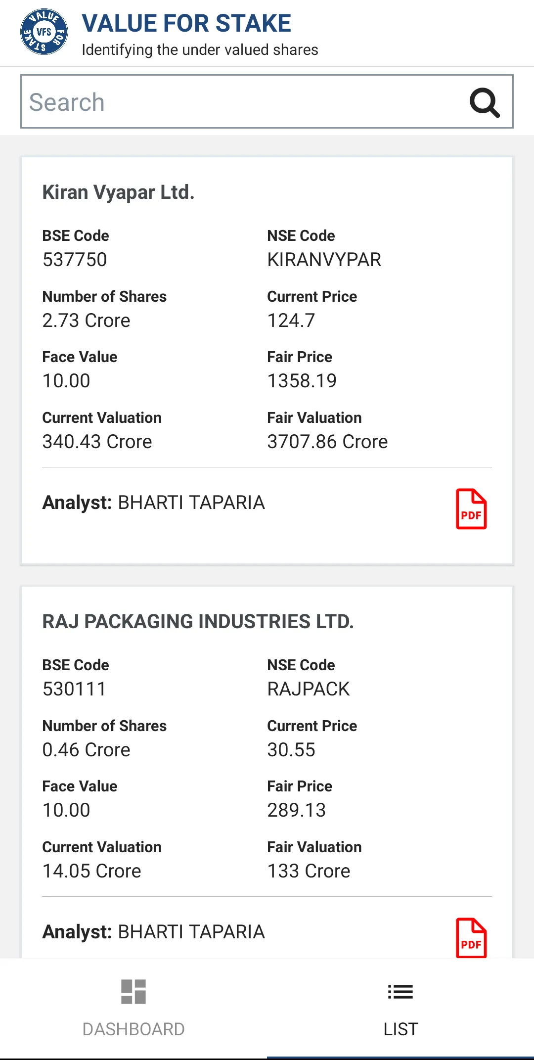 Value for Stake | Indus Appstore | Screenshot