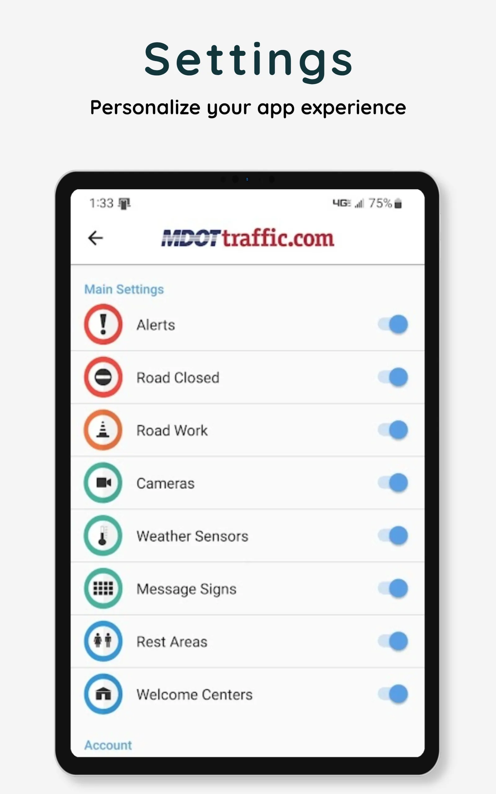 MDOT Traffic (Mississippi) | Indus Appstore | Screenshot