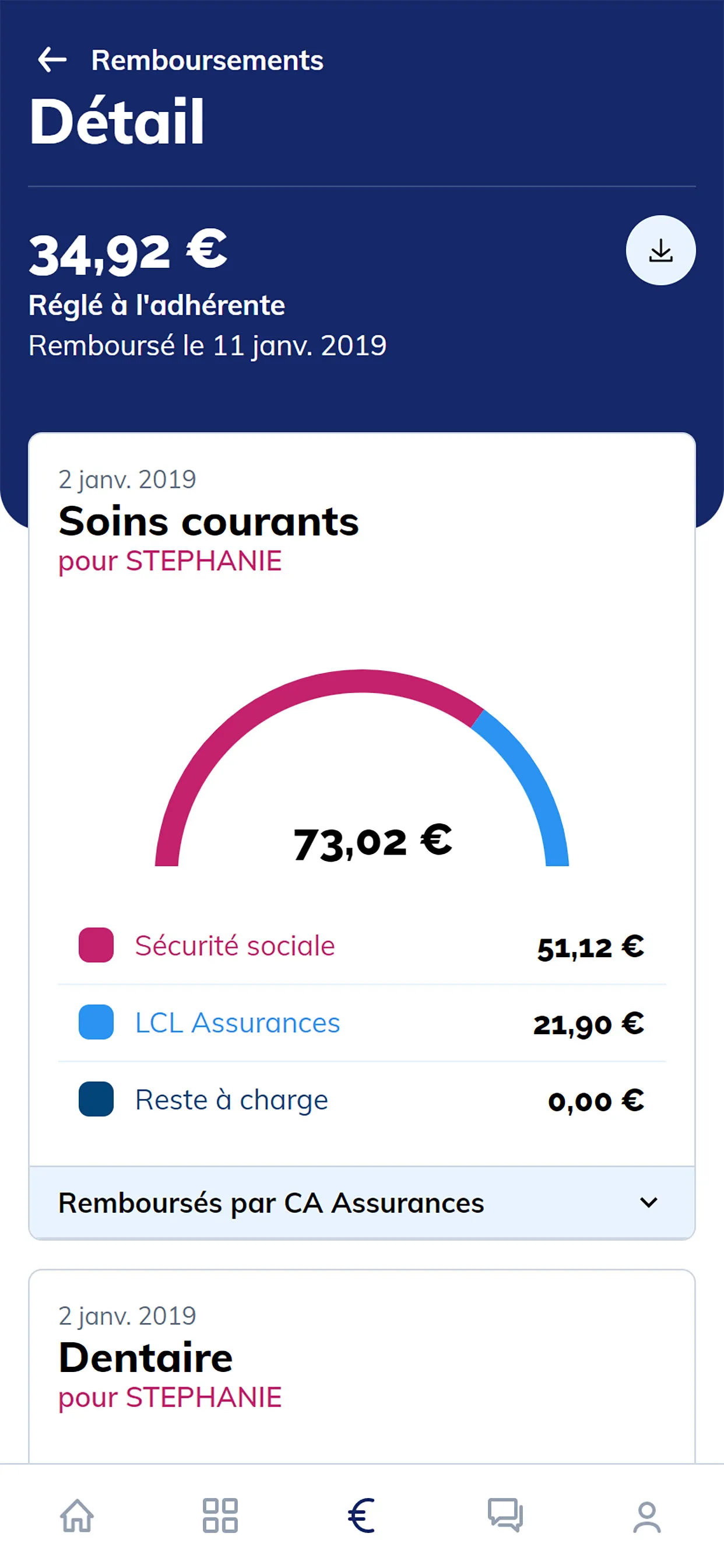 LCL Ma Santé | Indus Appstore | Screenshot