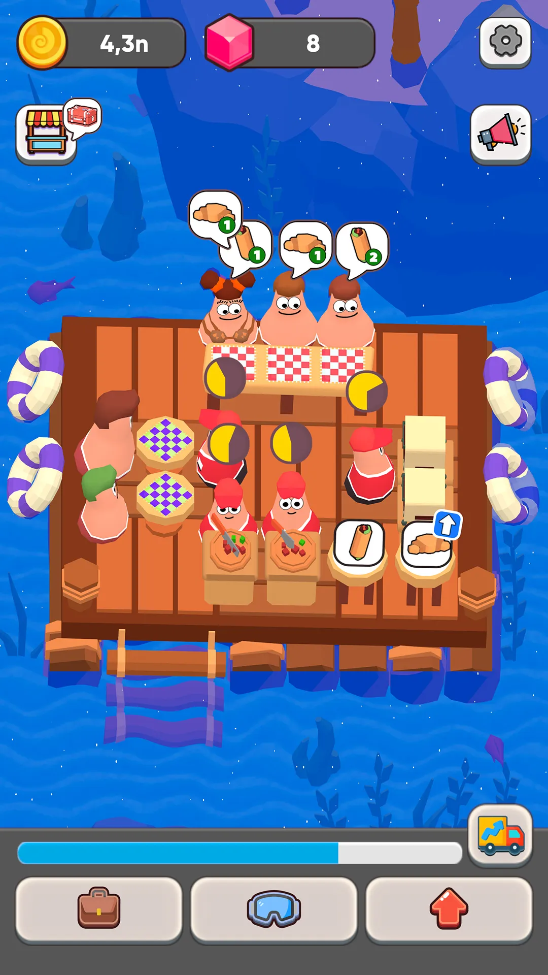 Island Food Tycoon: idle game | Indus Appstore | Screenshot
