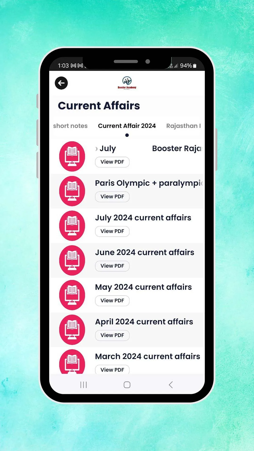 Booster Academy | Indus Appstore | Screenshot