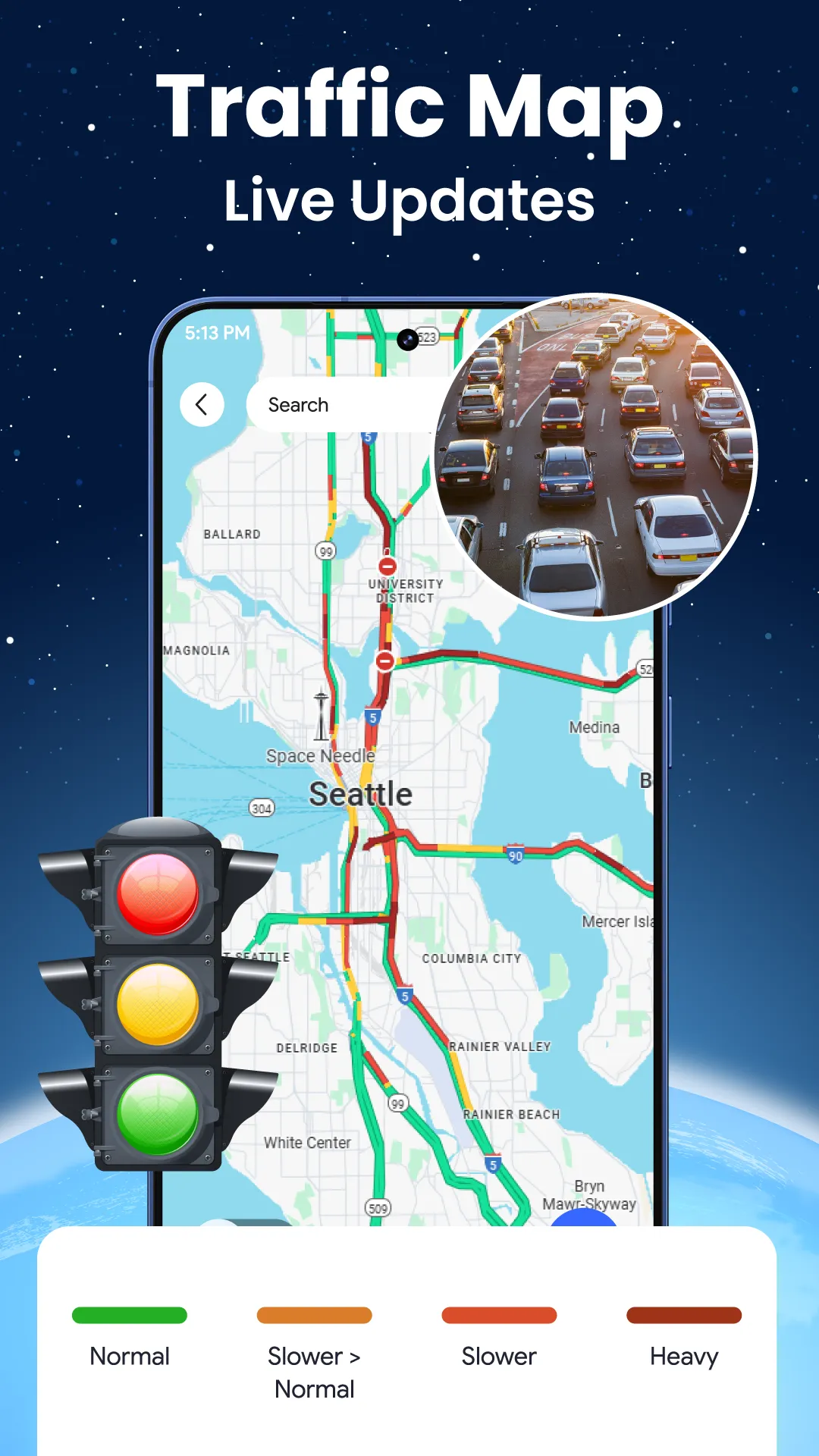 Live World Map: Satellite View | Indus Appstore | Screenshot