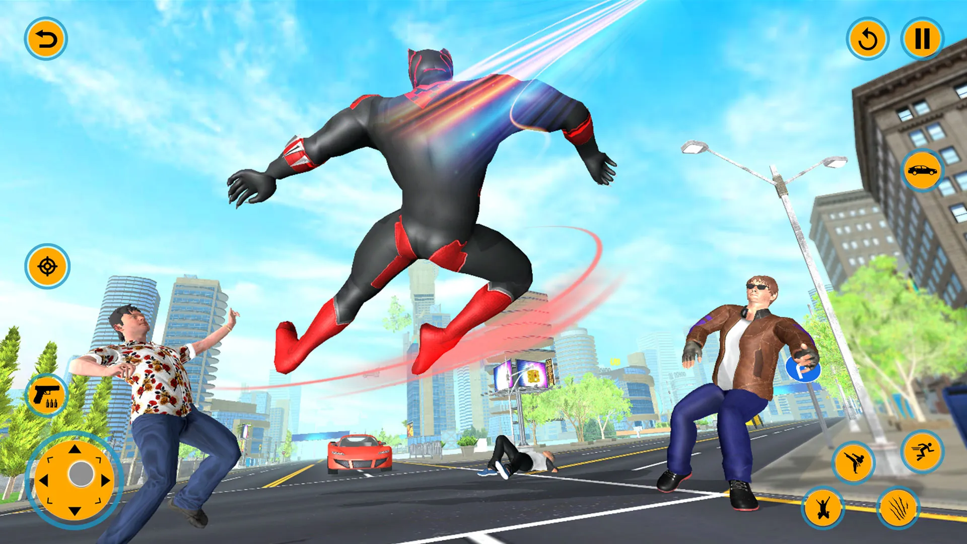 Flying Panther Hero Super city | Indus Appstore | Screenshot