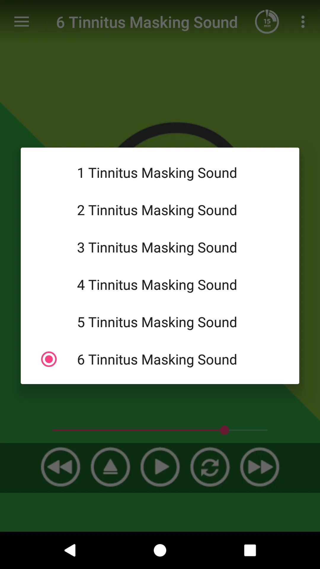 Tinnitus relief. Sound therapy | Indus Appstore | Screenshot