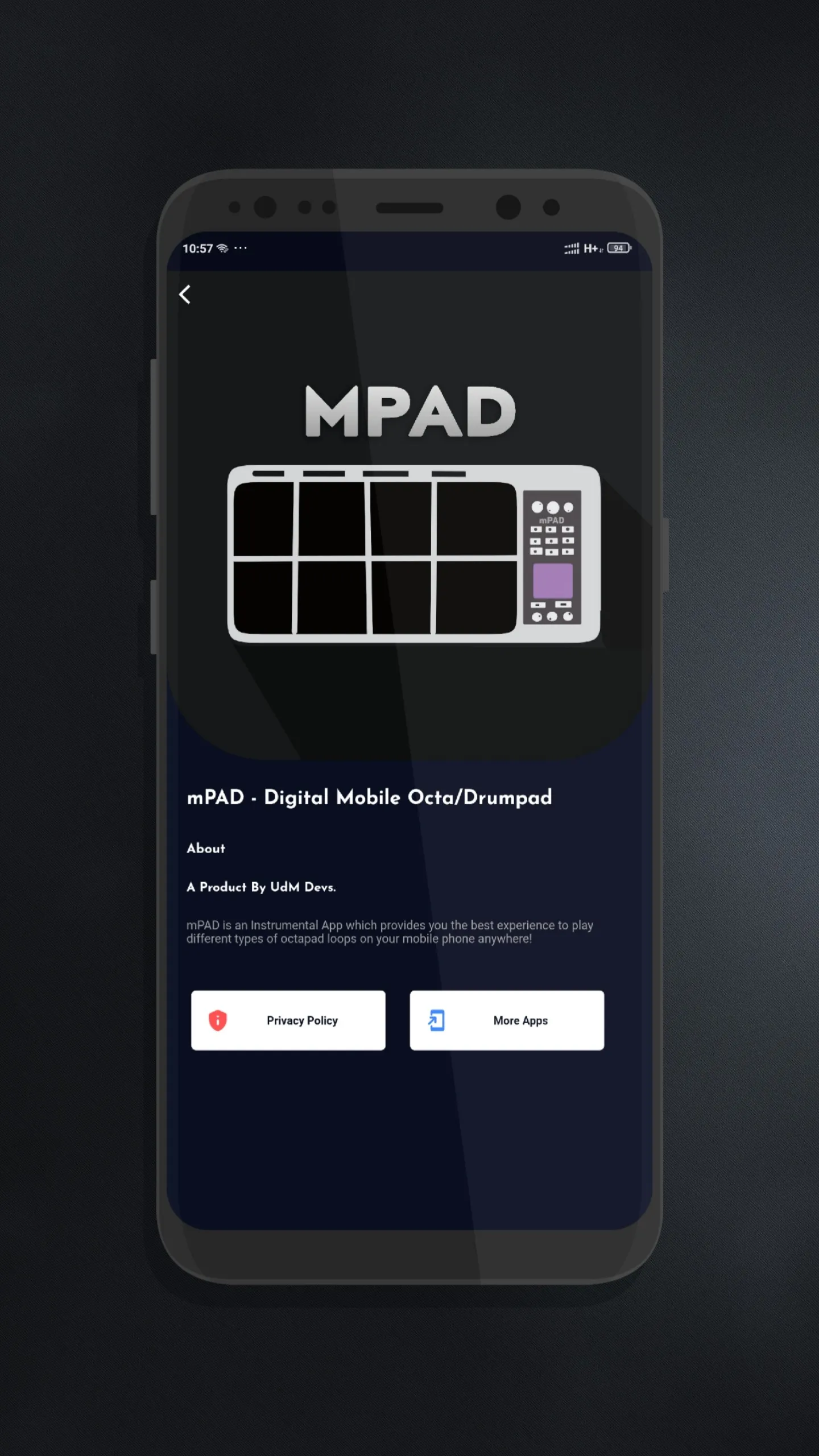 mPAD - Mobile Octapad & Drum | Indus Appstore | Screenshot