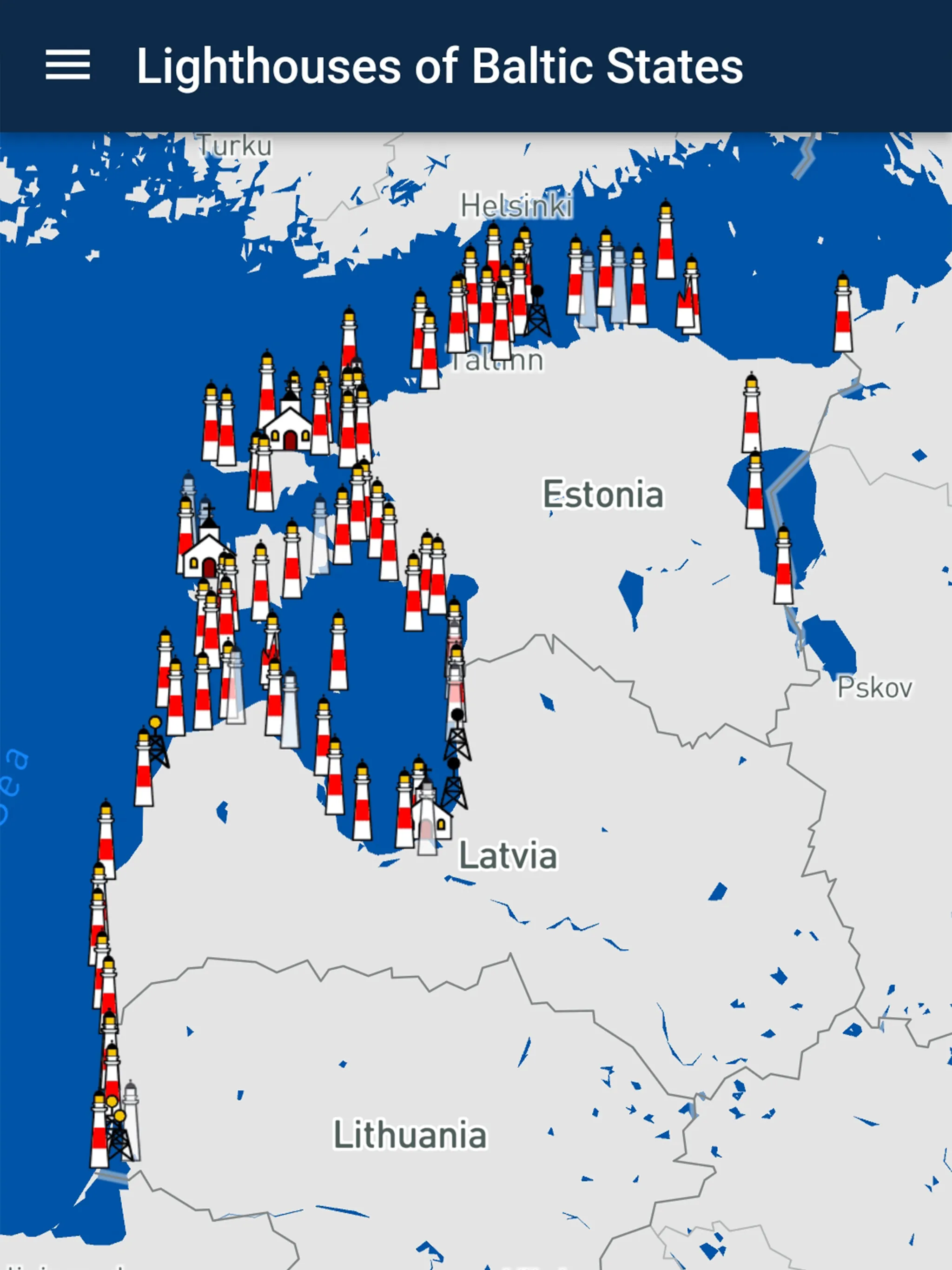 Lighthouses of Baltic States | Indus Appstore | Screenshot