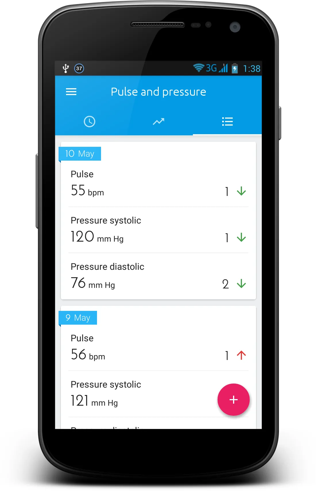 Blood Pressure Diary | Indus Appstore | Screenshot