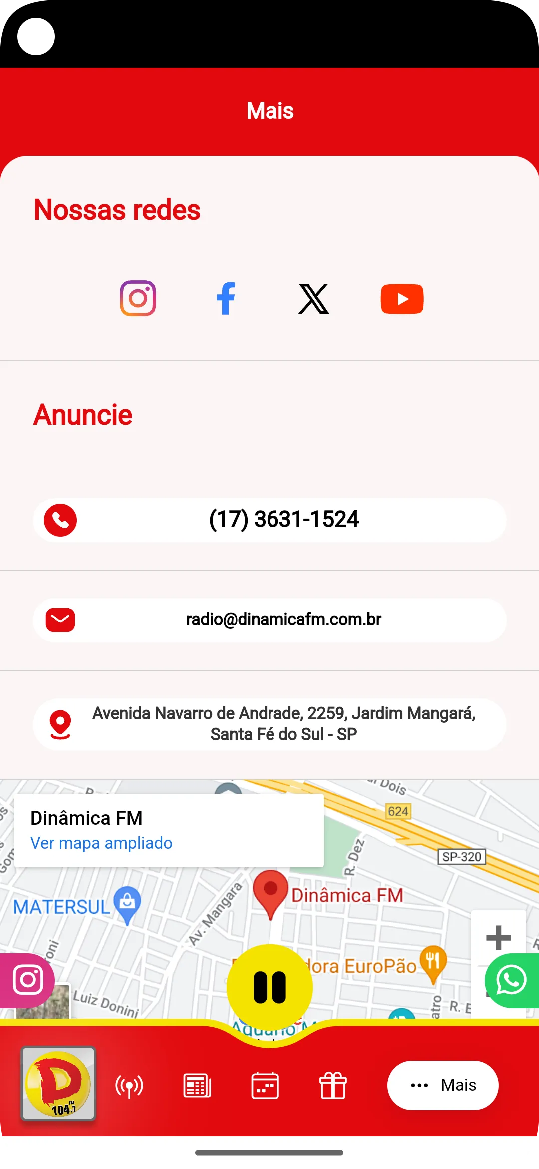 Dinâmica FM | Indus Appstore | Screenshot