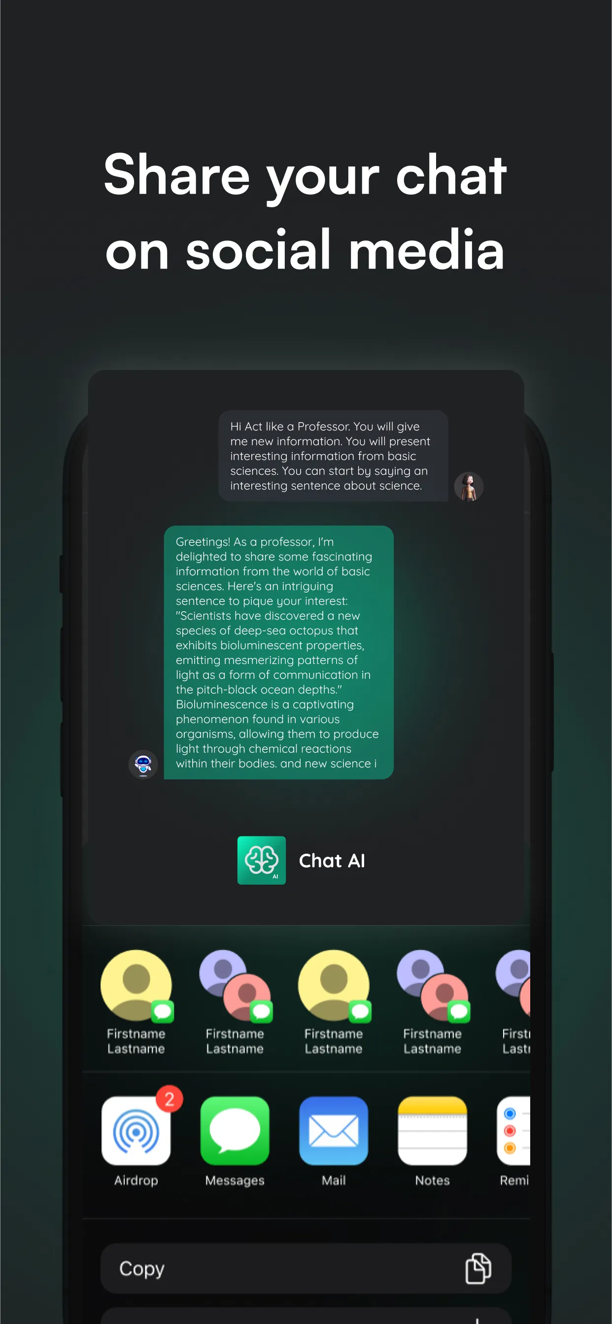 Chat AI -AI Chat Bot Assistant | Indus Appstore | Screenshot