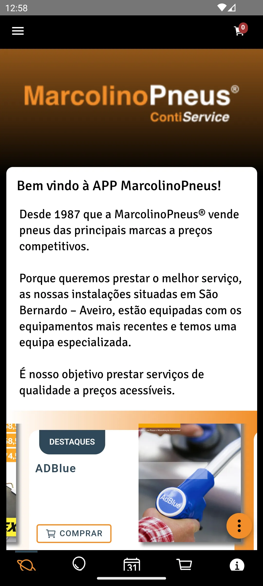 MarcolinoPneus | Indus Appstore | Screenshot