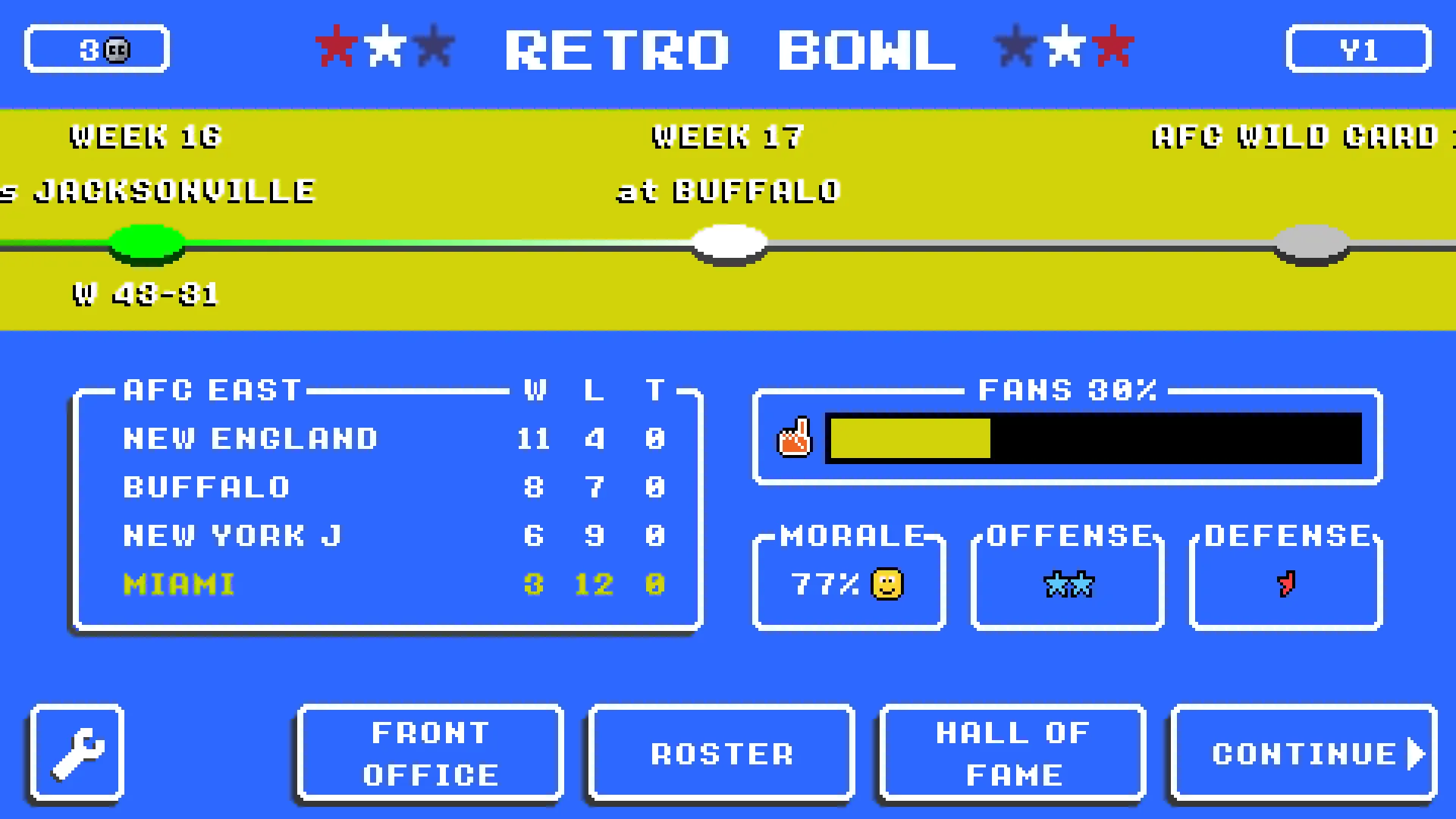 Retro Bowl | Indus Appstore | Screenshot