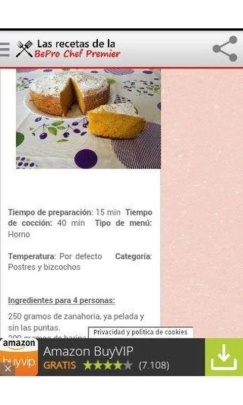 Recetas BePro Chef Premier | Indus Appstore | Screenshot