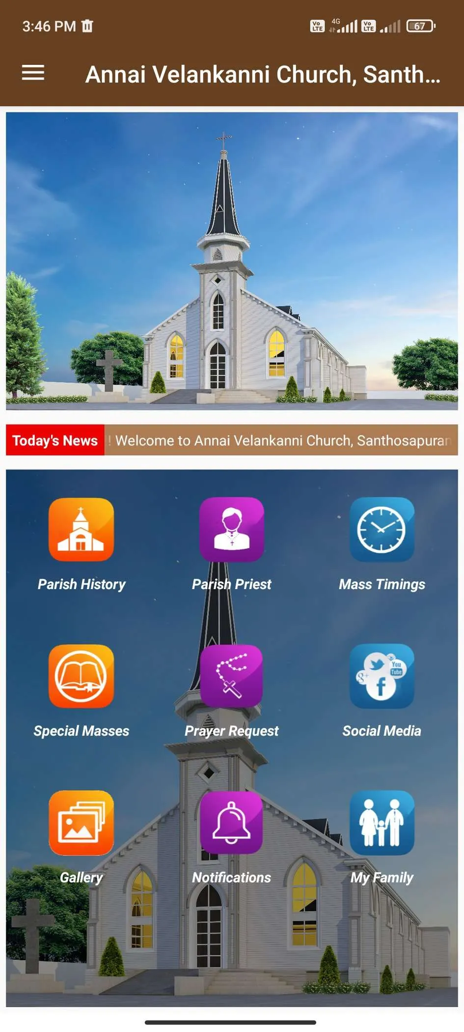 Annai Velankanni Santhosapuram | Indus Appstore | Screenshot